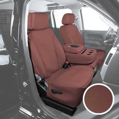 SaddleBrown Leatherette Seat Covers