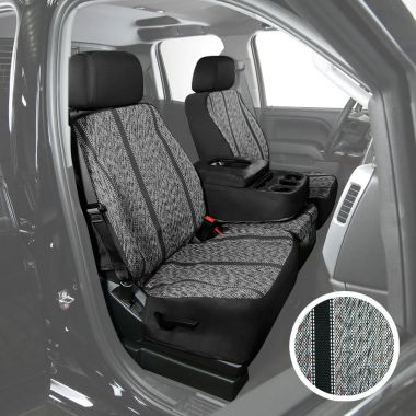 Black Custom Fit Toyota Tacoma Saddle Blanket Seat Covers