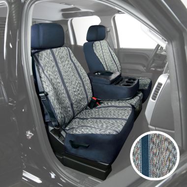 Blue Custom Fit Toyota Tacoma Saddle Blanket Seat Covers
