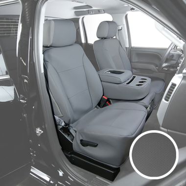 Gray Leatherette Seat Covers