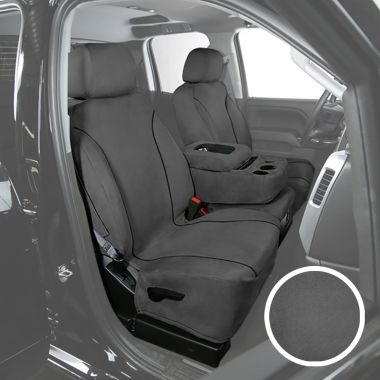 Gray Microsuede Seat Covers