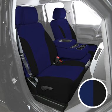 Black/Blue Neoprene Seat Covers