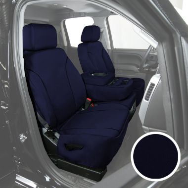 Blue Windsor Velour Seat Covers