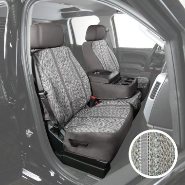 Gray Saddle Blanket Seat Covers