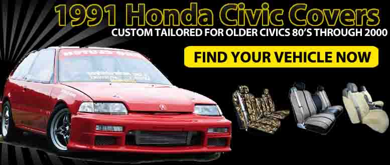  Only The Best For Your 1991 Honda Civic Custom Fit Seat Covers