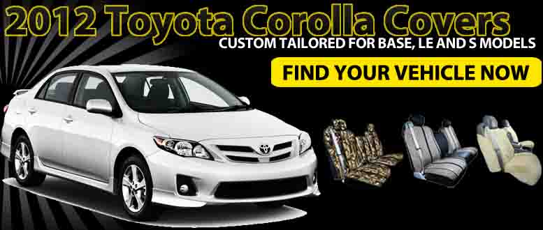 2012 Toyota Corolla Seat Covers